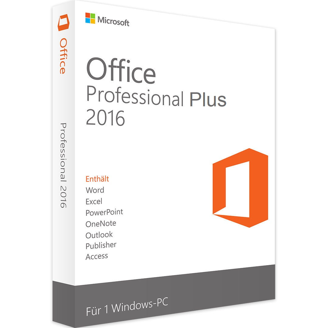 Microsoft Office 2016 Professional Plus